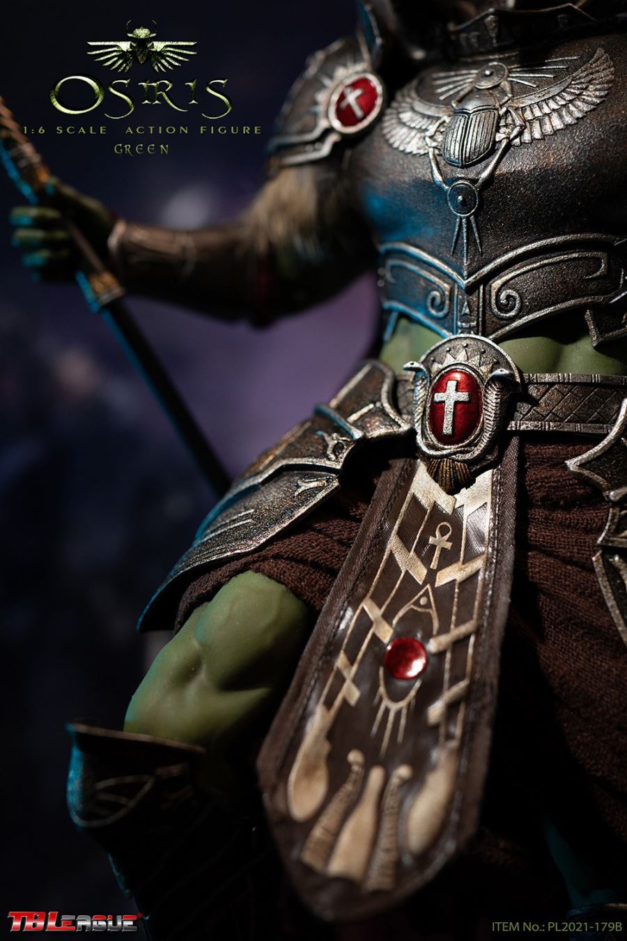 Egyptian God Series - Osiris [Black/Green/Silver] 1/6