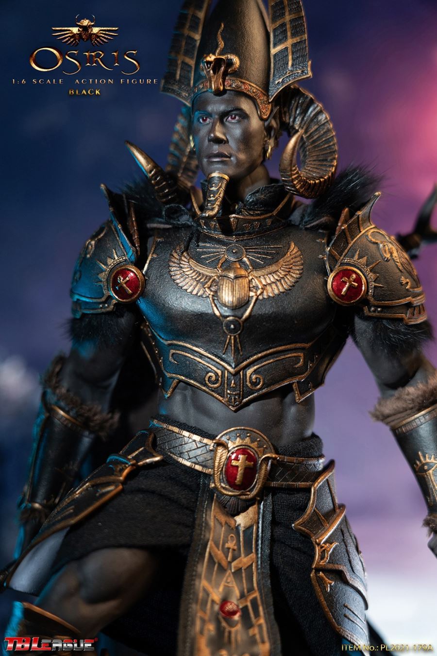 Egyptian God Series - Osiris [Black/Green/Silver] 1/6