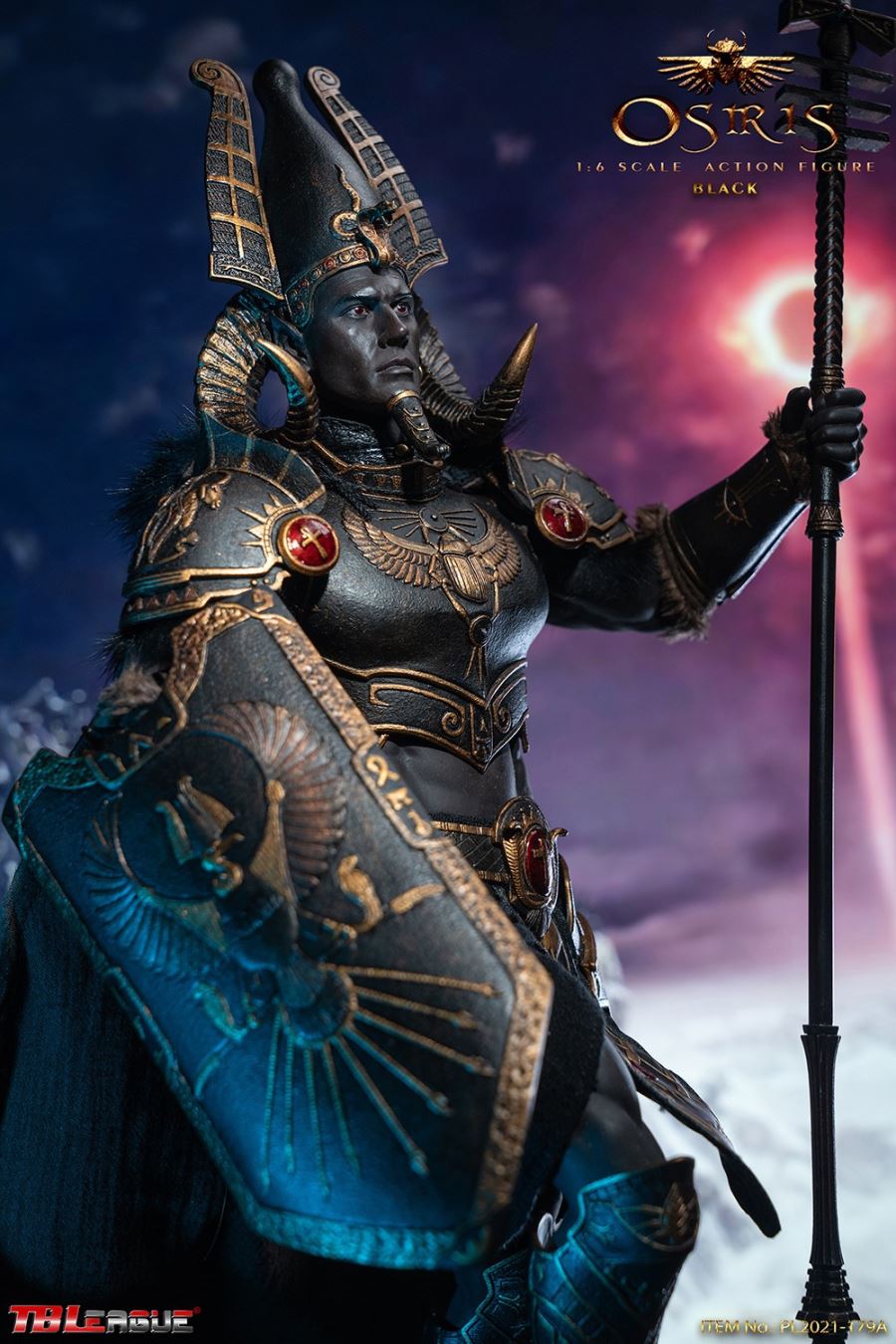 Egyptian God Series - Osiris [Black/Green/Silver] 1/6