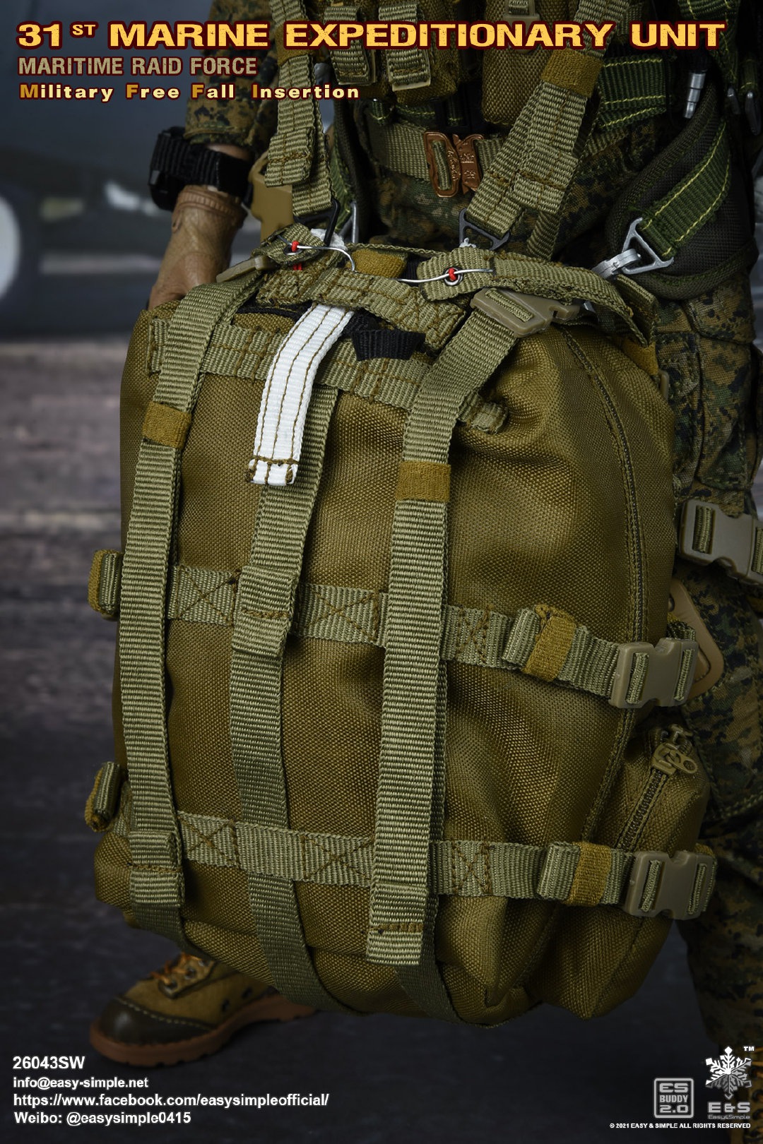 Marine Expeditionary Unit Maritime Raid Force Military Free Fall Insertion 1/6