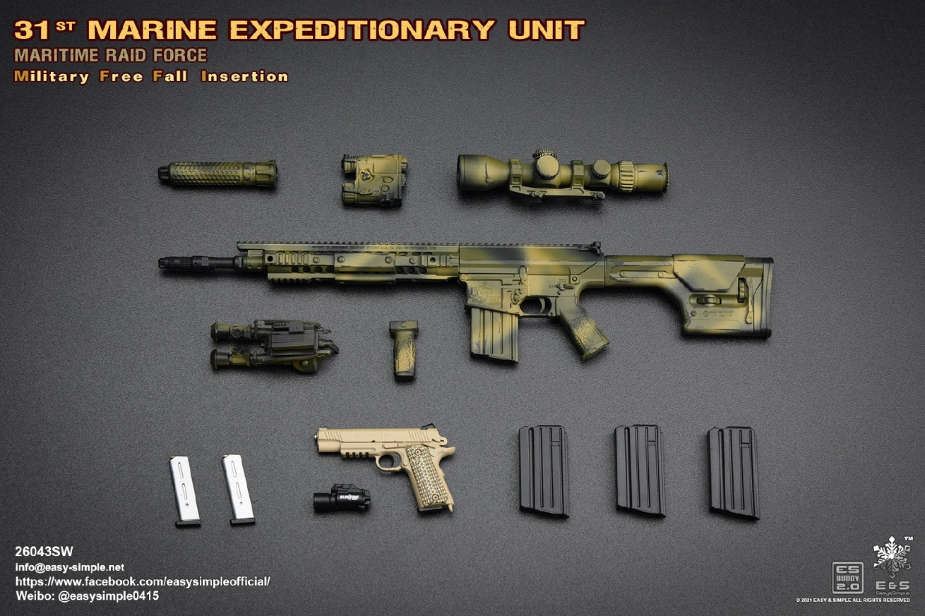 Marine Expeditionary Unit Maritime Raid Force Military Free Fall Insertion 1/6
