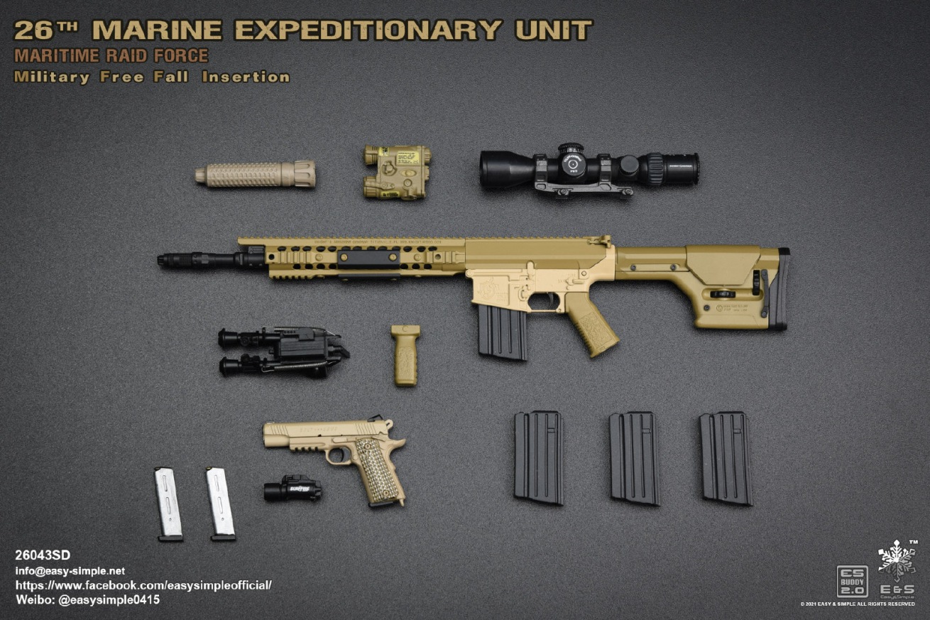 Marine Expeditionary Unit Maritime Raid Force Military Free Fall Insertion 1/6