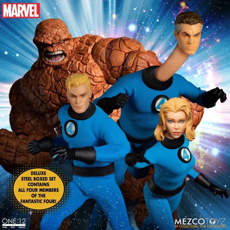ONE:12 COLLECTIVE Fantastic Four Deluxe Steel Box Set