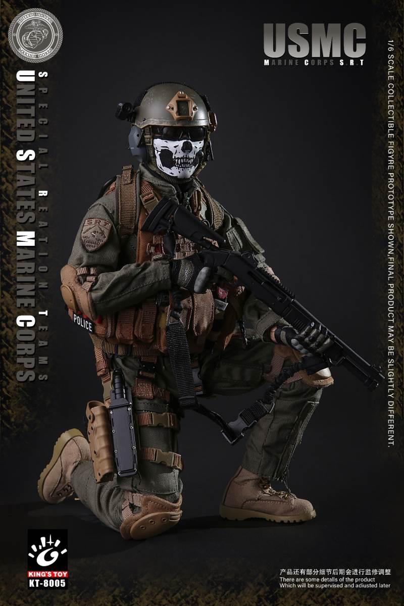 USMC SRT U.S. Marine Corps Special Response Team (#KT-8005) 1/6