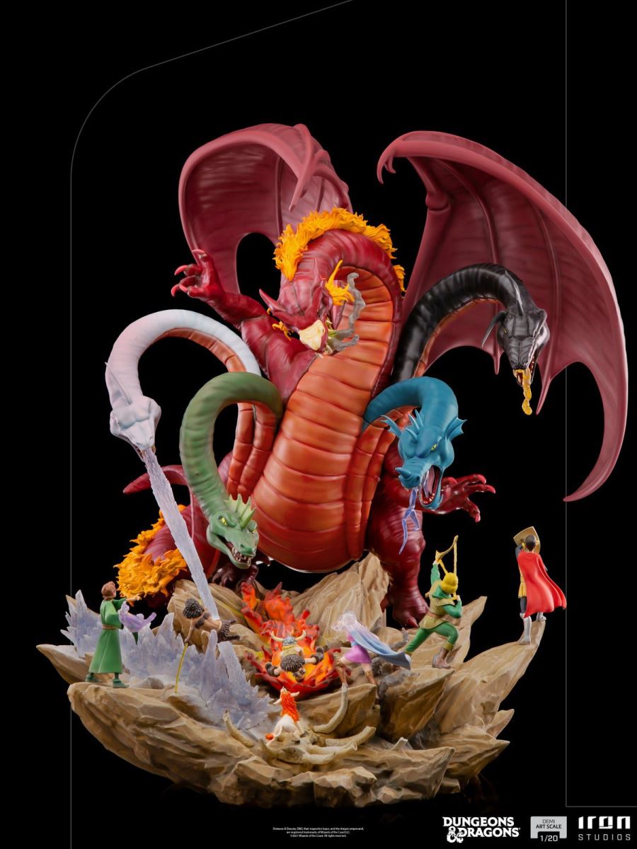 Dungeons and Dragons - The Battle of Tiamat Statue 1/20