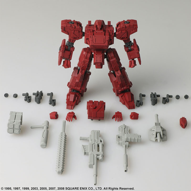 Front Mission Structure Arts Plastic Model Kit Vol.2 Frost Hell Wall 6pc Set