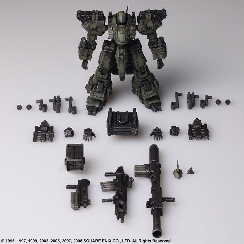 Front Mission Structure Arts 1/72 Plastic Model Kit Vol.2 All 4Types BOX