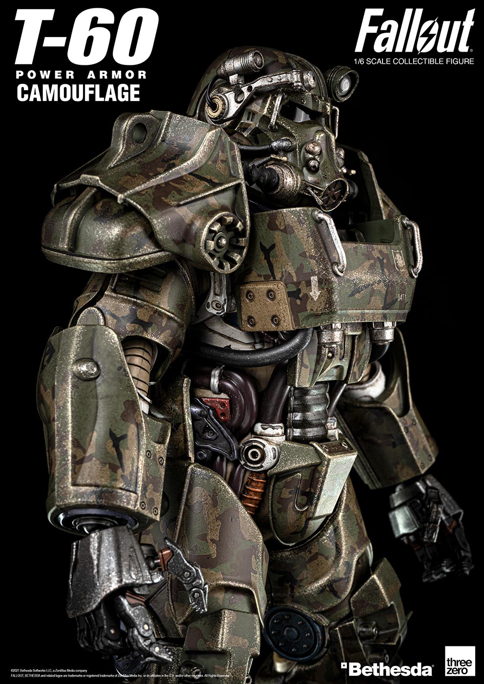 Fallout T-60 camouflage / power armor 1/6