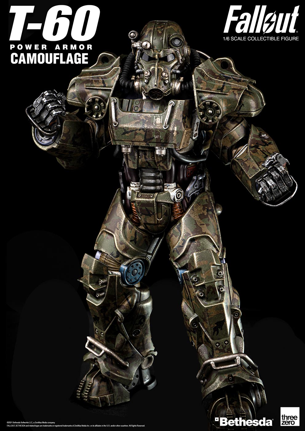Fallout T-60 camouflage / power armor 1/6