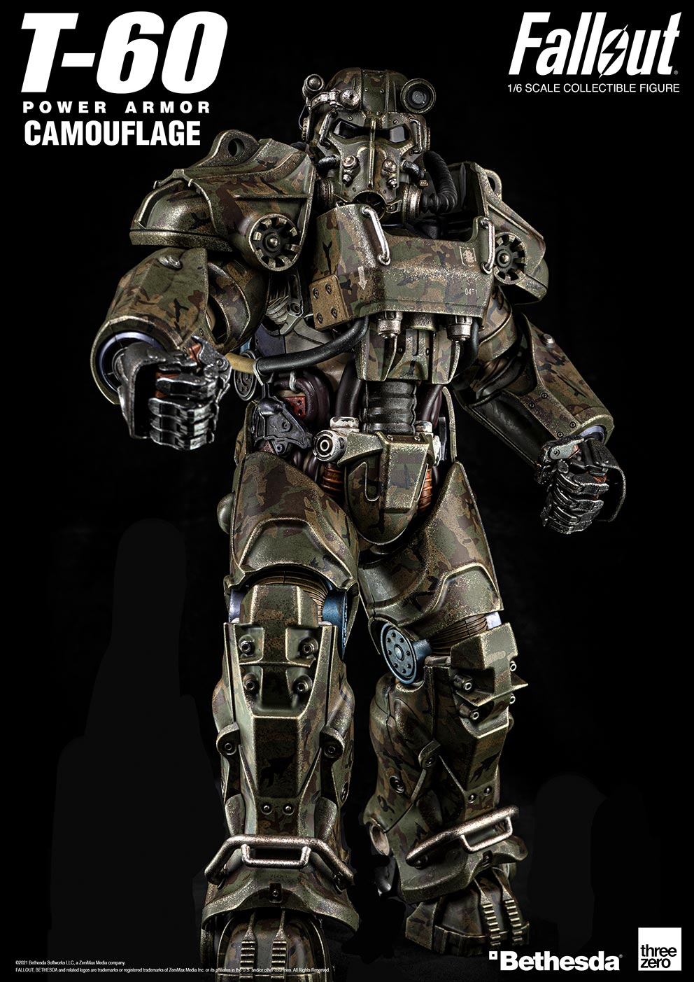 Fallout T-60 camouflage / power armor 1/6