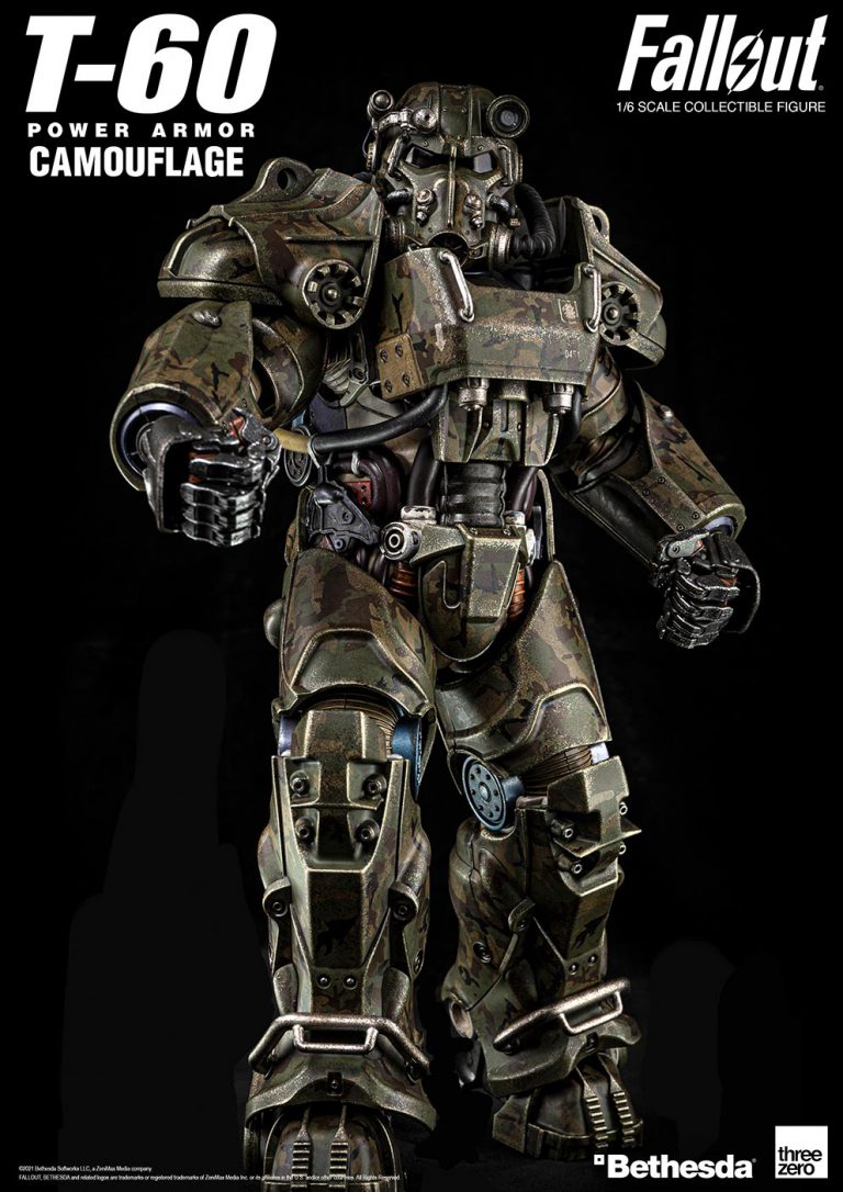 Fallout T-60 camouflage / power armor 1/6