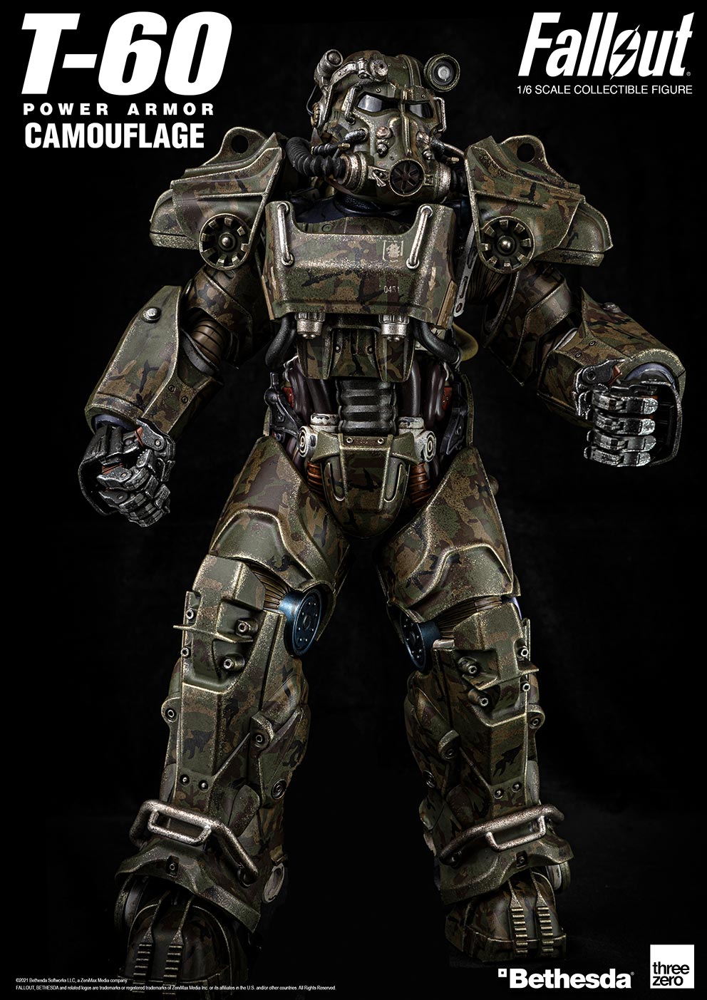 Fallout T-60 camouflage / power armor 1/6