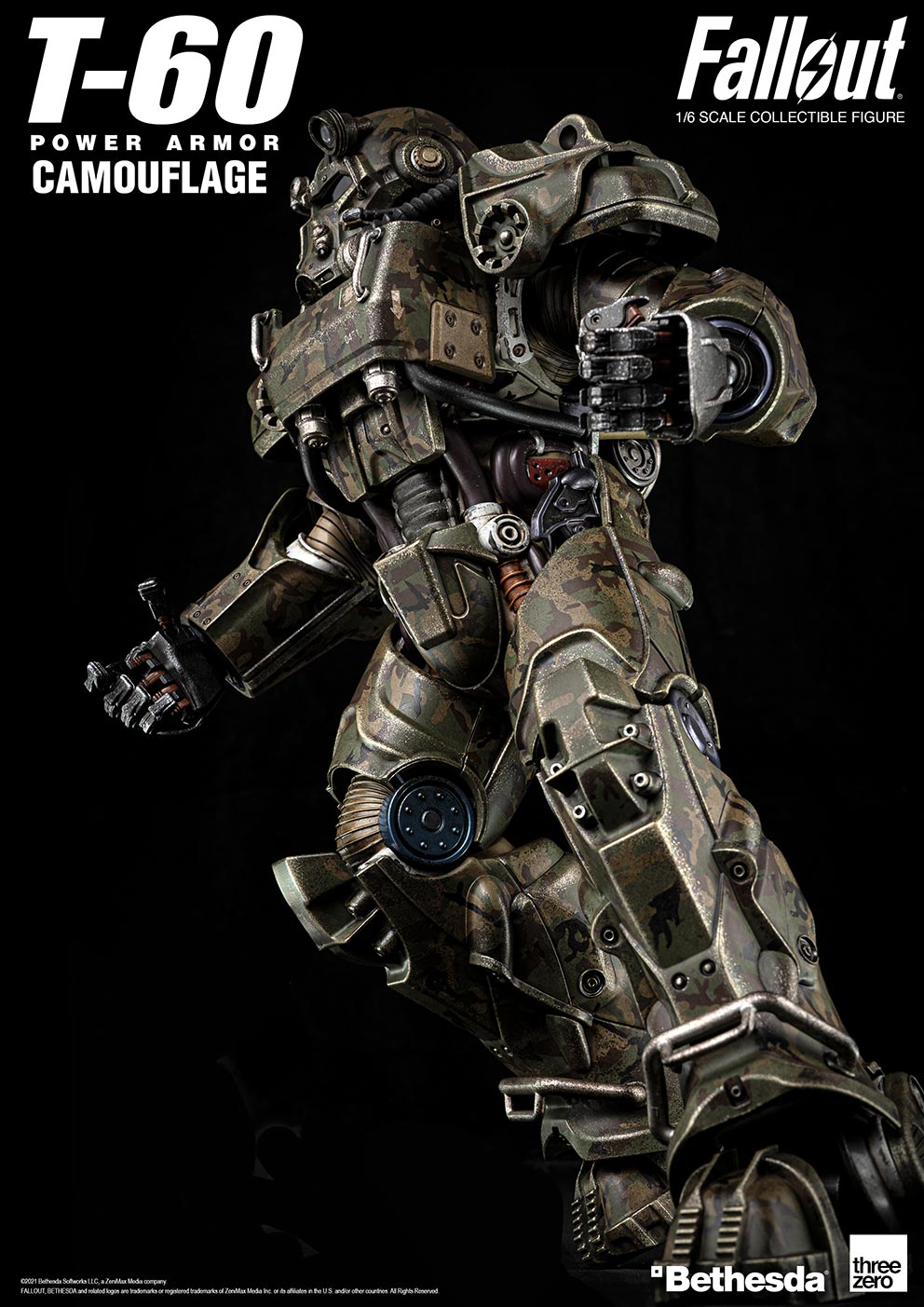 Fallout T-60 camouflage / power armor 1/6