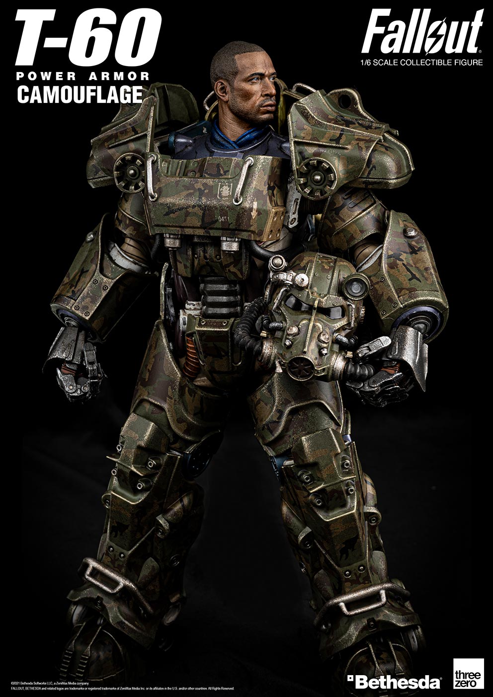 Fallout T-60 camouflage / power armor 1/6