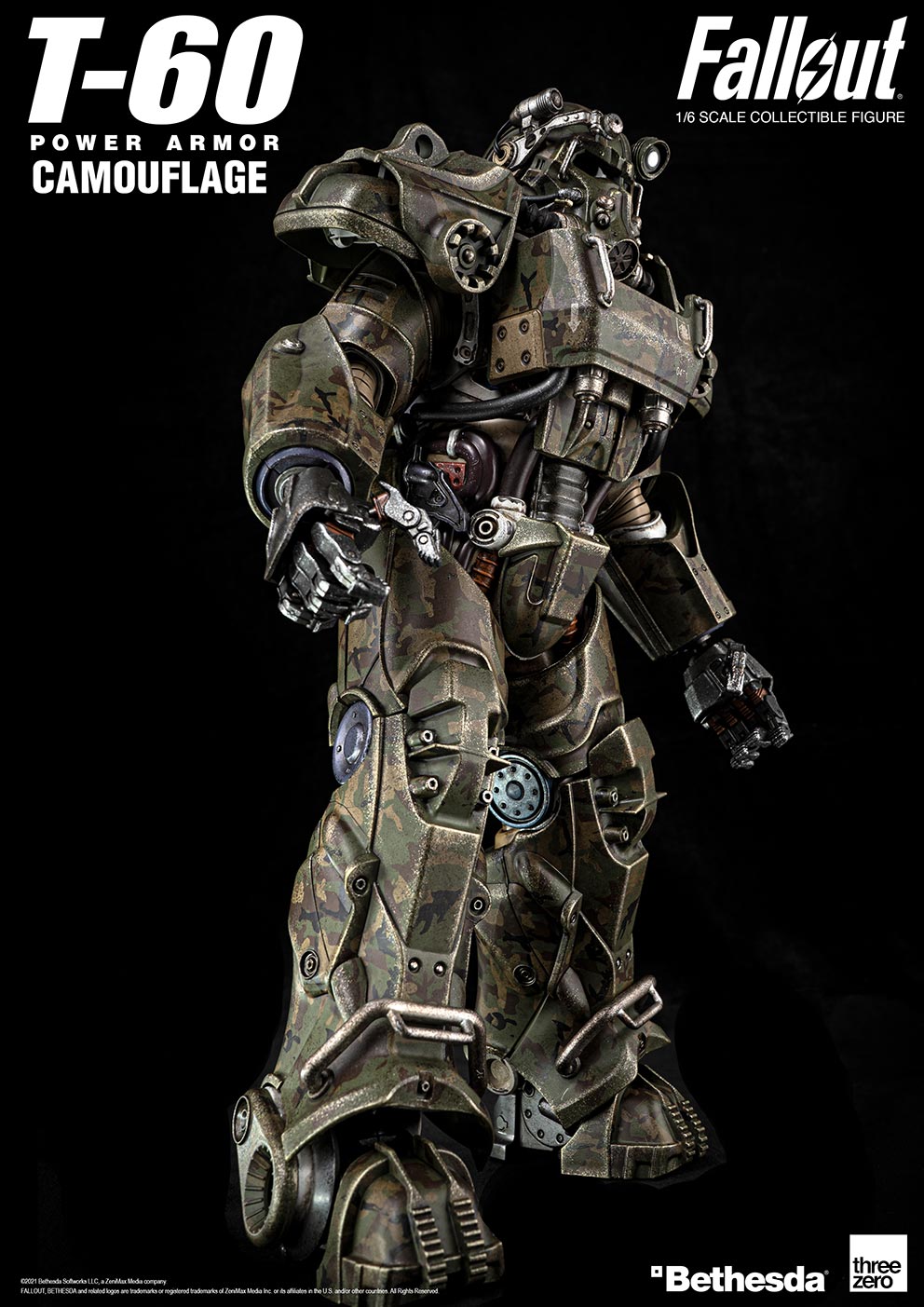 Fallout T-60 camouflage / power armor 1/6