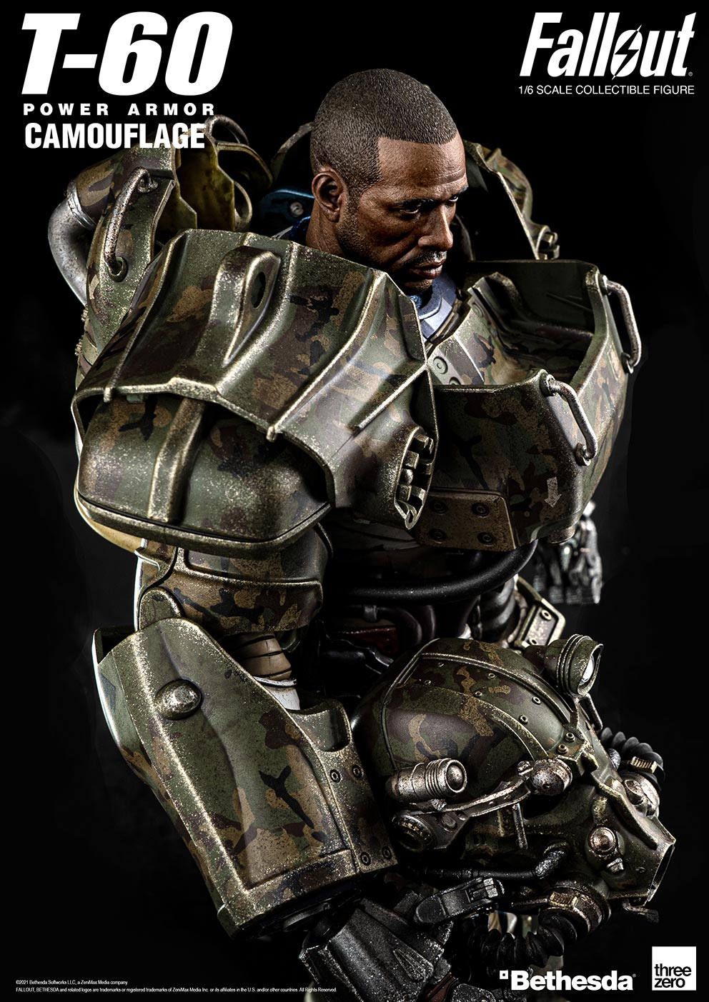 Fallout T-60 camouflage / power armor 1/6