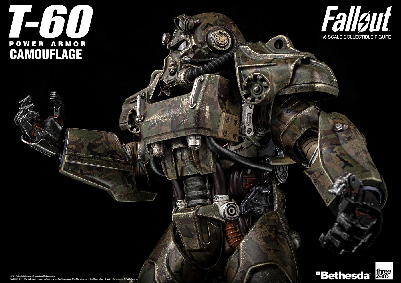 Fallout T-60 camouflage / power armor 1/6