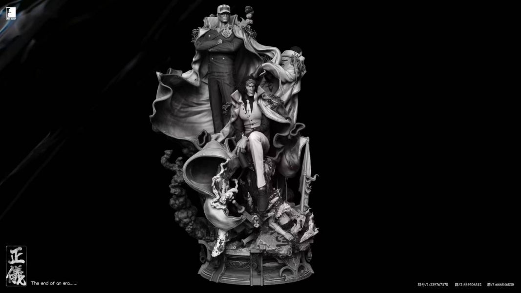 Red Dog Blue Pheasant Yellow Ape Resonance Statue