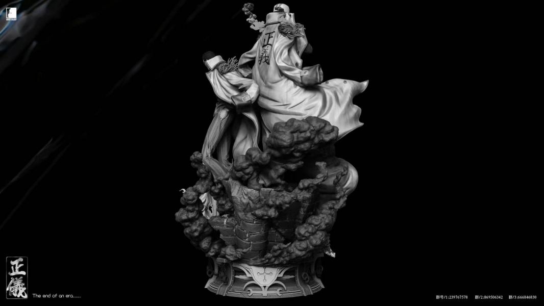 Red Dog Blue Pheasant Yellow Ape Resonance Statue