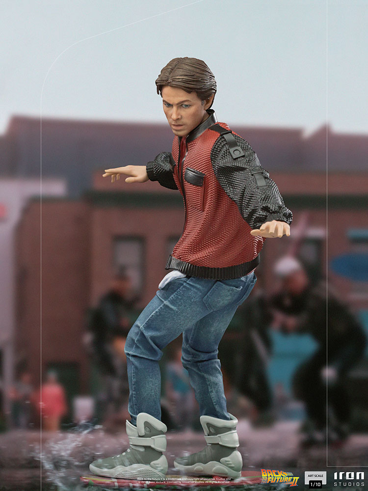 Marty McFly on Hoverboard