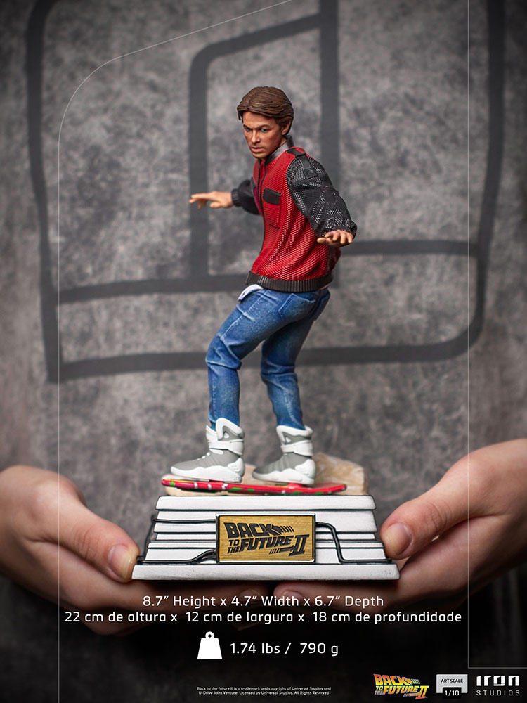 Marty McFly on Hoverboard