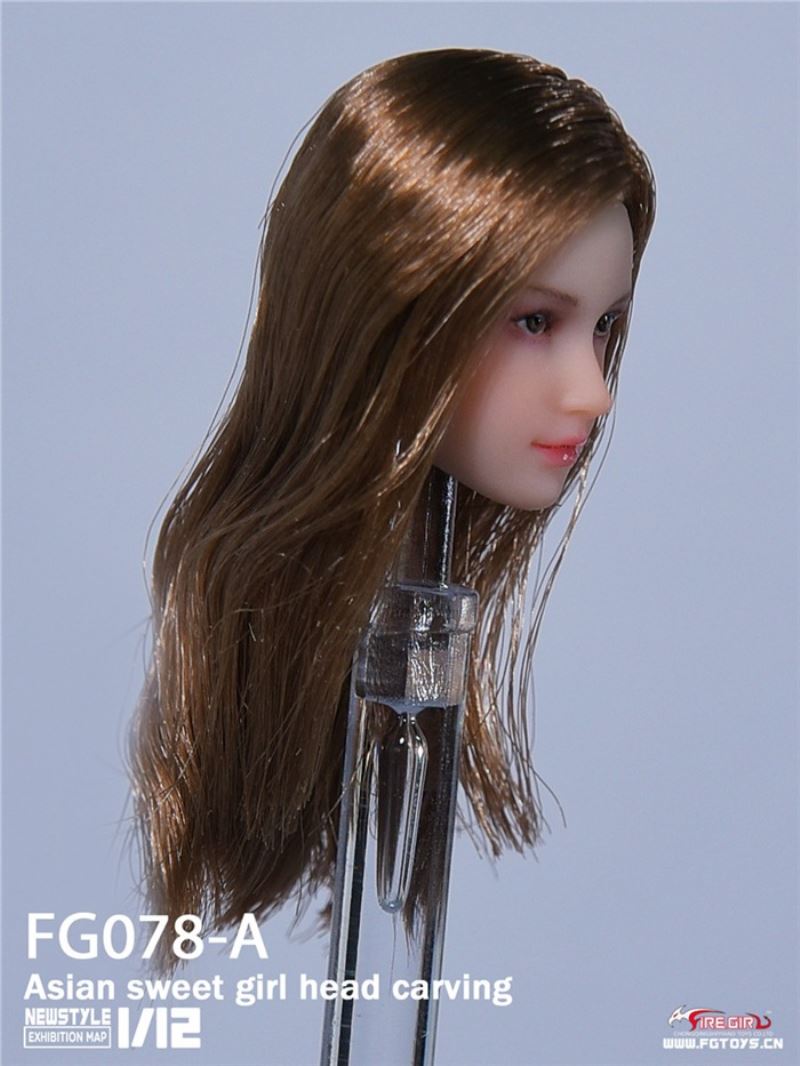 European And Asian Beauty Head Sculpture 1/12