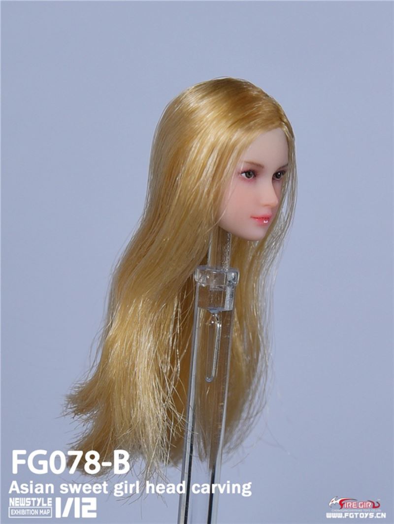 European And Asian Beauty Head Sculpture 1/12