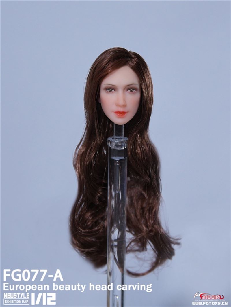 European And Asian Beauty Head Sculpture 1/12