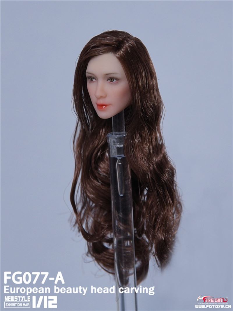 European And Asian Beauty Head Sculpture 1/12