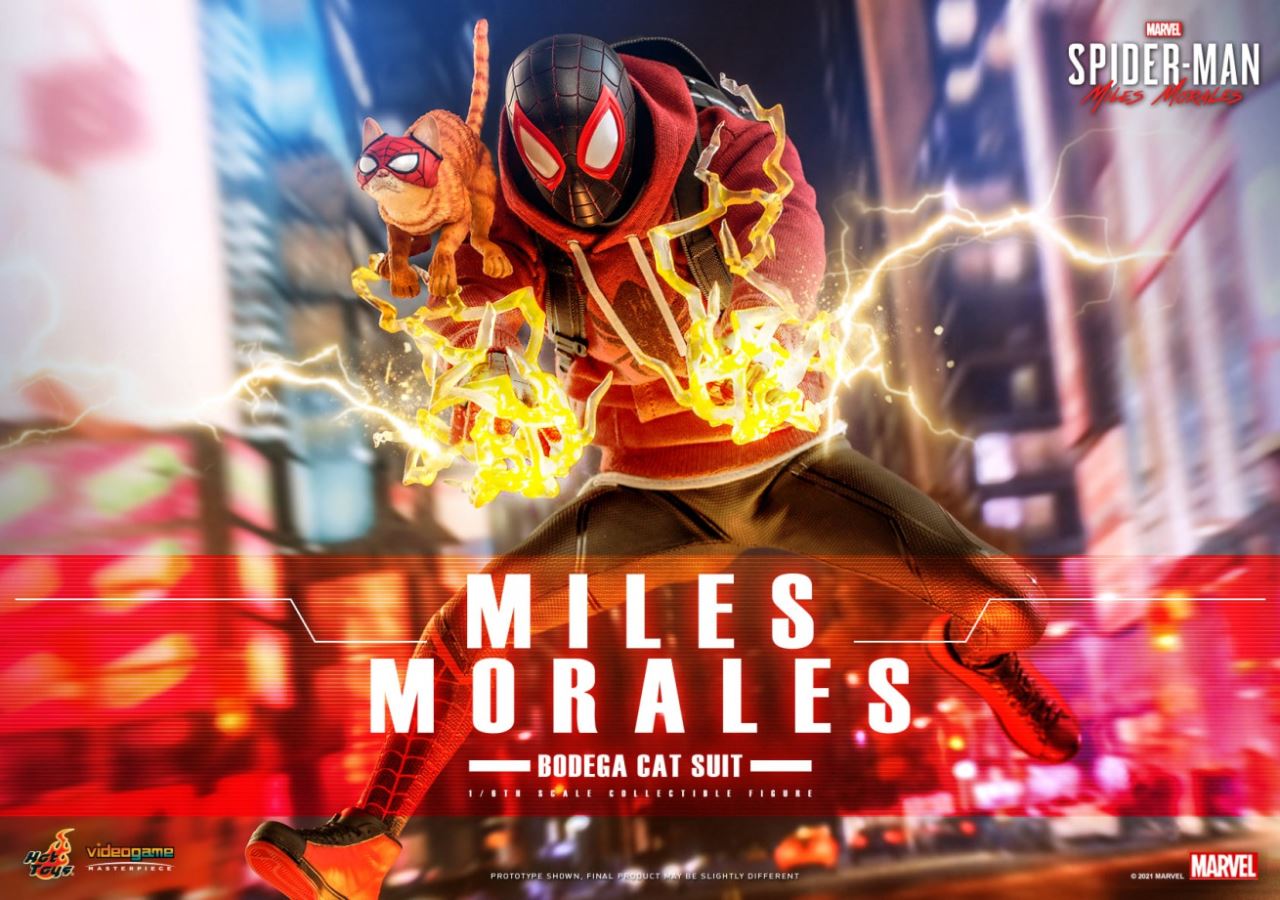 Marvel's Spider-Man-Miles Morales Grocery Cat War Suit Edition