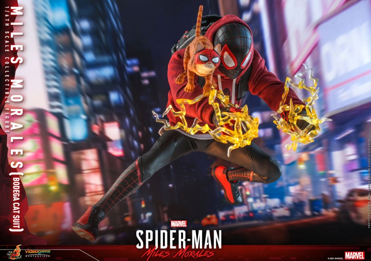 Marvel's Spider-Man-Miles Morales Grocery Cat War Suit Edition
