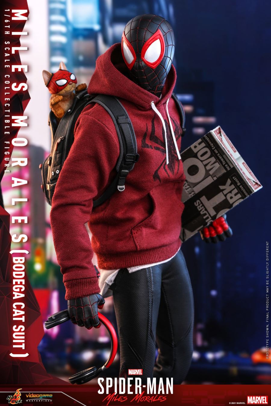 Marvel's Spider-Man-Miles Morales Grocery Cat War Suit Edition