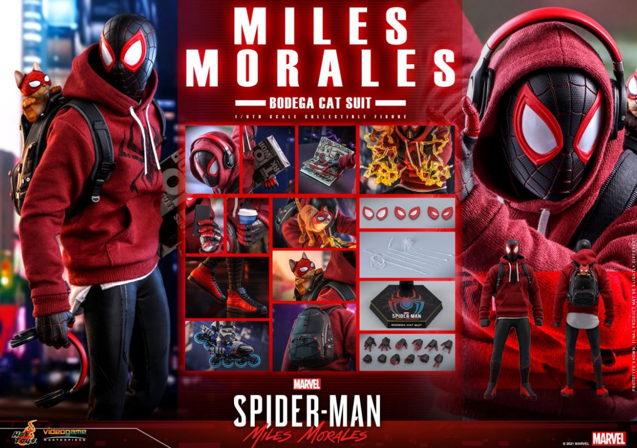 Marvel's Spider-Man-Miles Morales Grocery Cat War Suit Edition