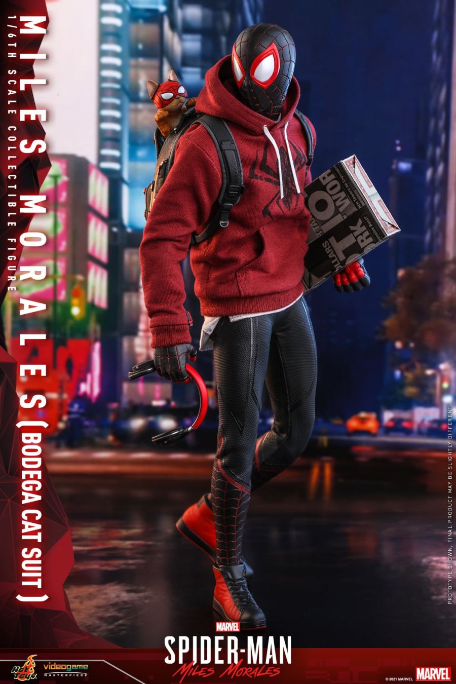 Marvel's Spider-Man-Miles Morales Grocery Cat War Suit Edition