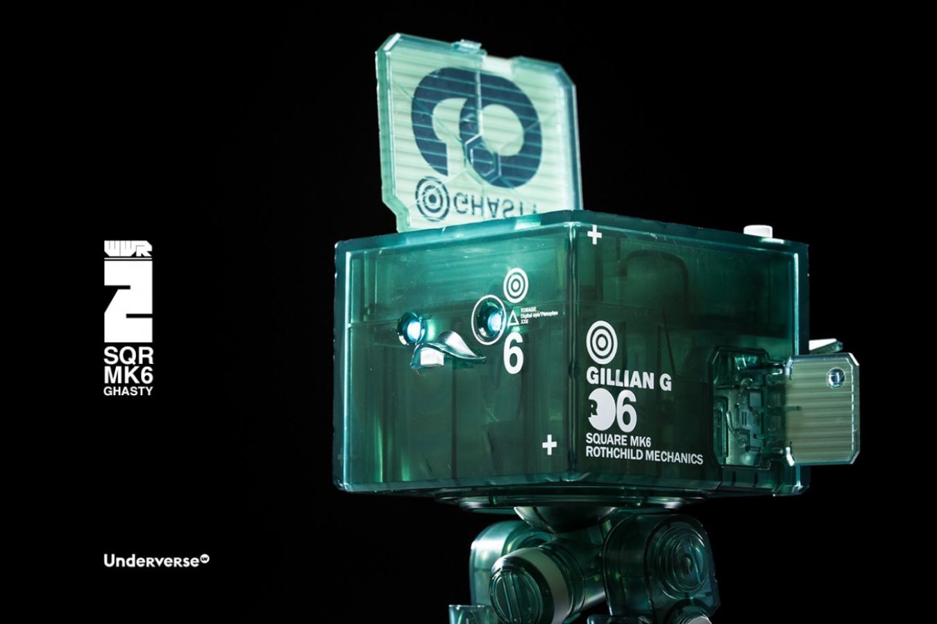 World War Robot 2 - Small Square SQUARE MK6-GHASTY Ghost G6