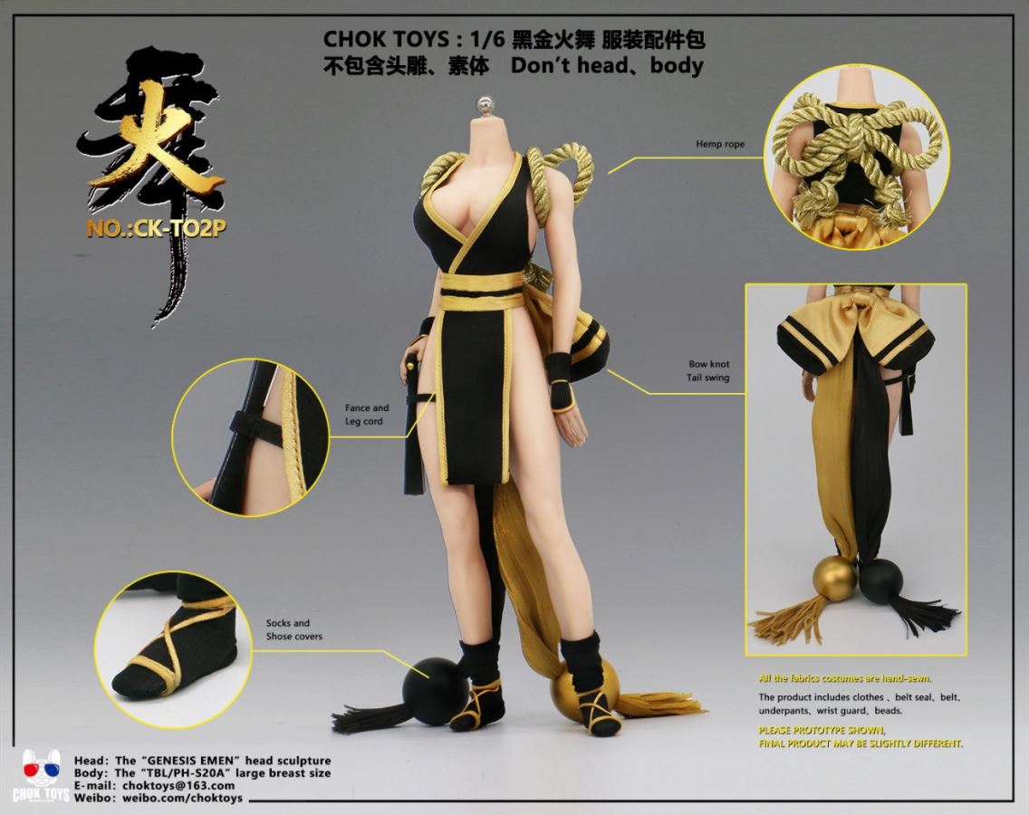 1/6 Fire Dance (Red, White, Black Gold)