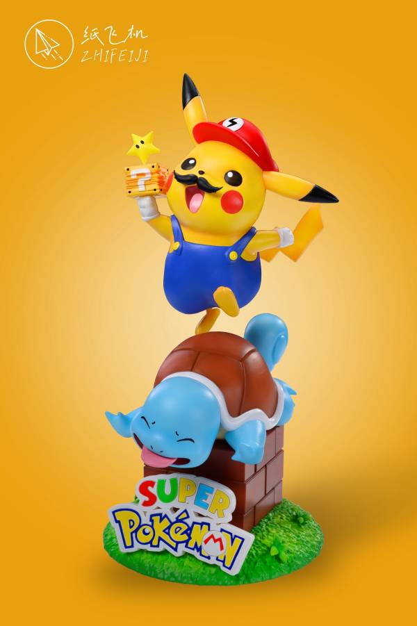 Mario Pikachu & Squirtle
