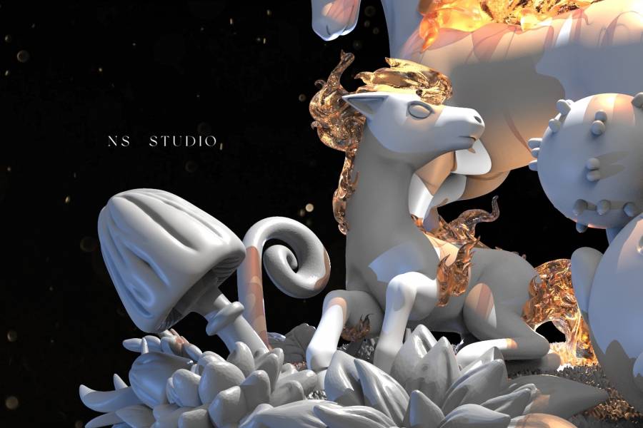 Forest-Flame Horse - Pokemon