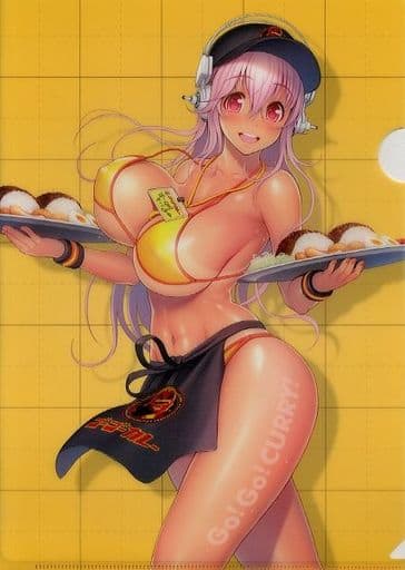 Super Sonico 1/7 Scale Figure -Bikini Curry Shop Ver