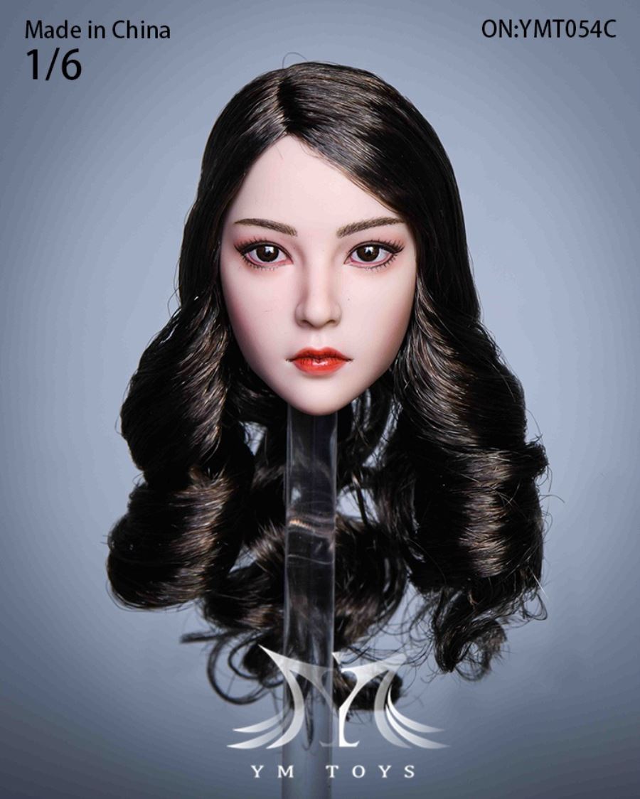Hair transplant female head carving YMT053 YMT054