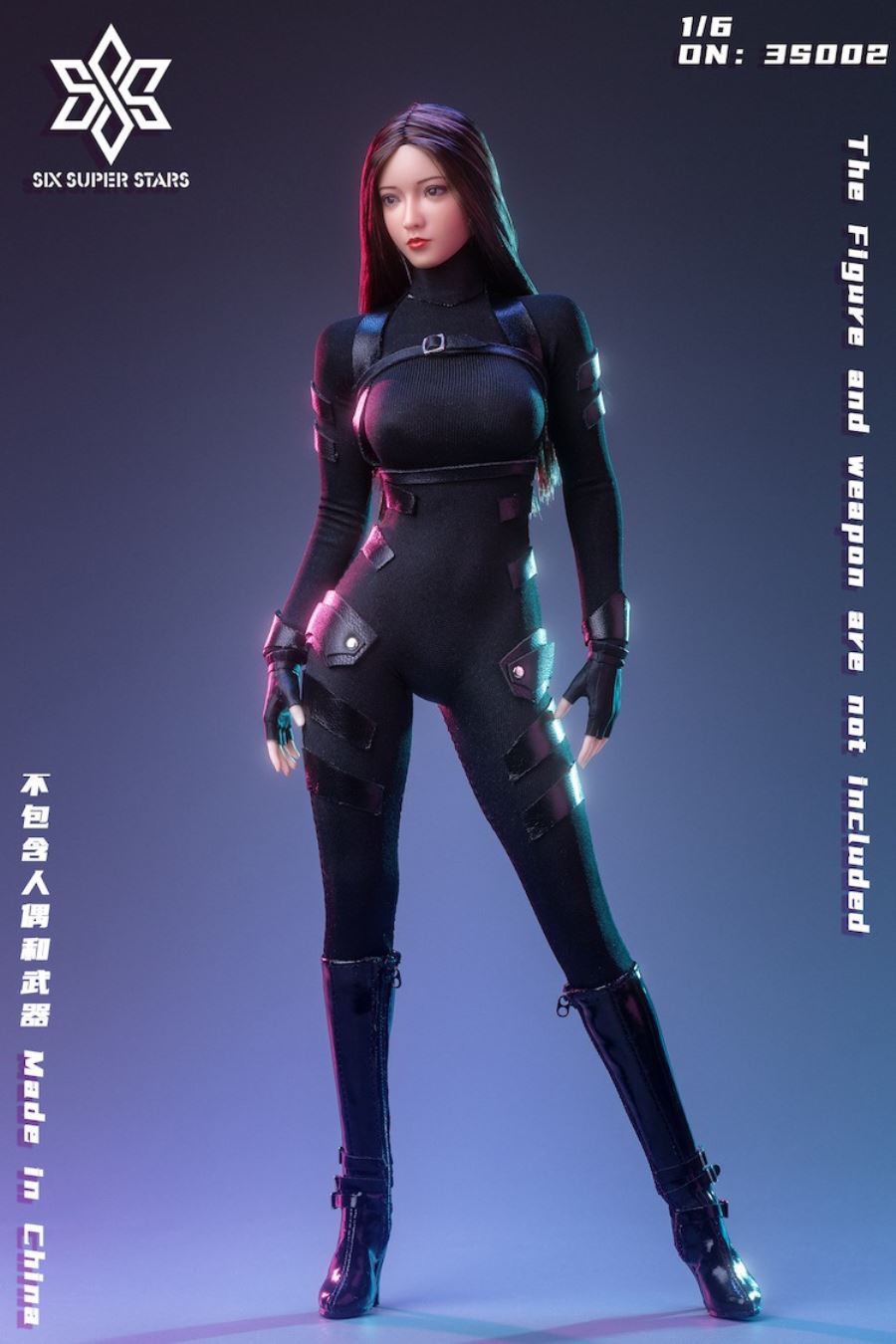 Female agent combat suit 1/6