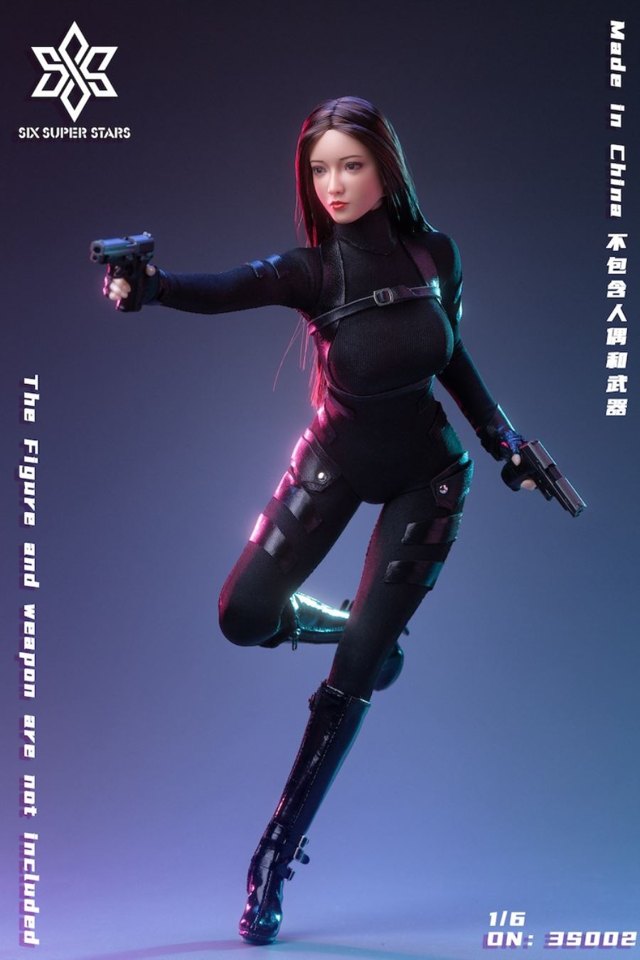 Female agent combat suit 1/6