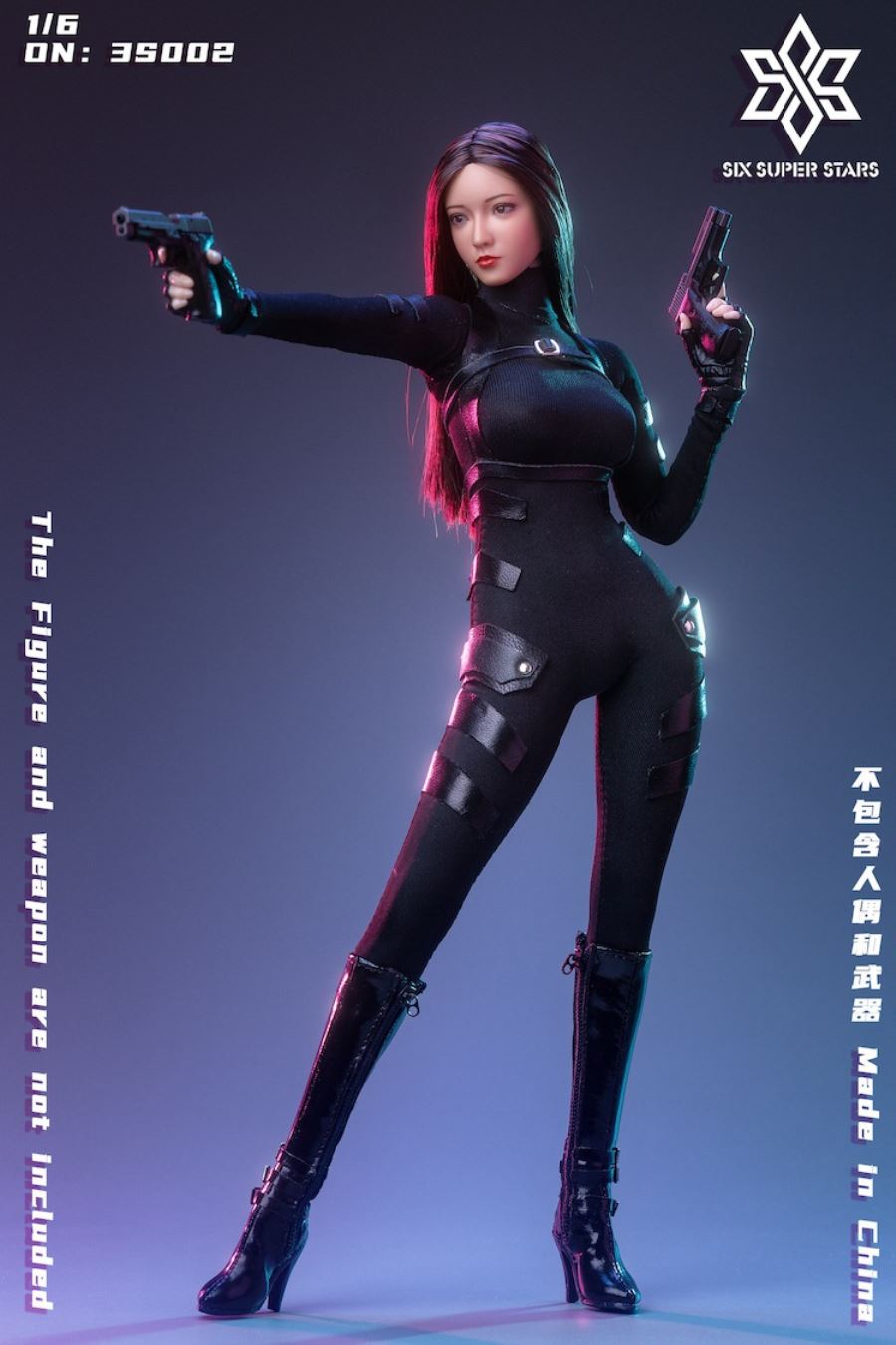Female agent combat suit 1/6