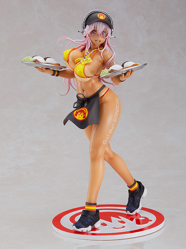 Super Sonico 1/7 Scale Figure -Bikini Curry Shop Ver