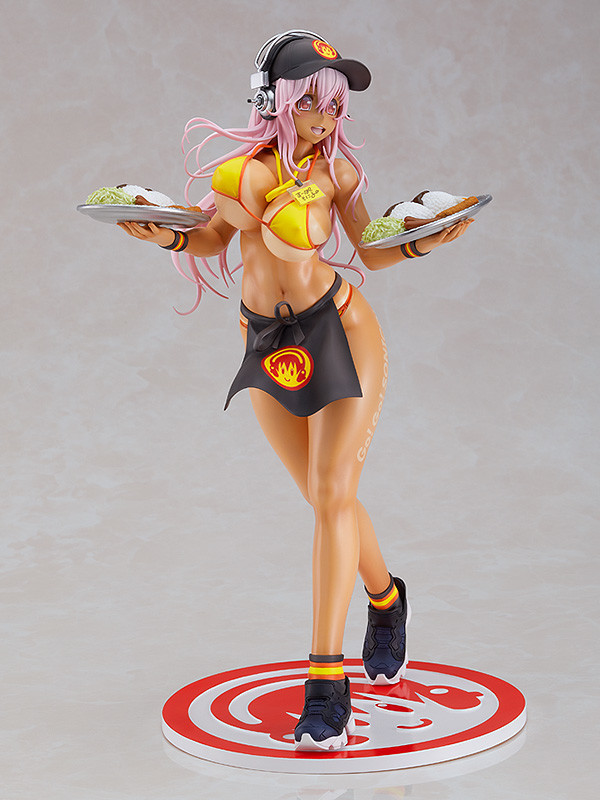 Super Sonico 1/7 Scale Figure -Bikini Curry Shop Ver