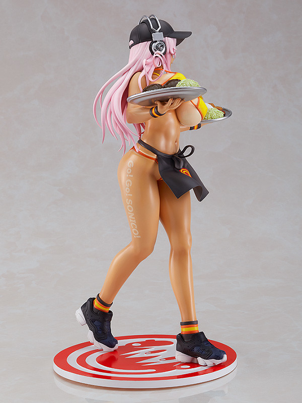 Super Sonico 1/7 Scale Figure -Bikini Curry Shop Ver
