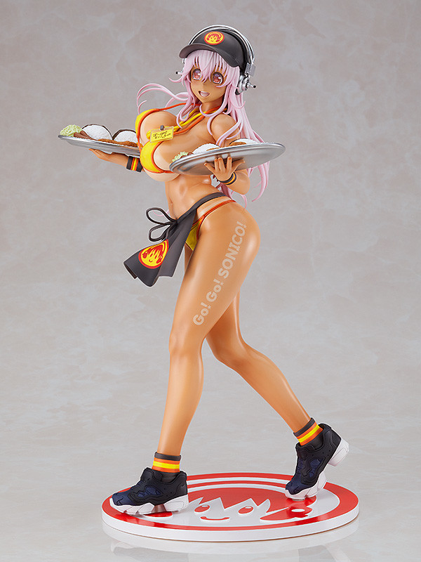 Super Sonico 1/7 Scale Figure -Bikini Curry Shop Ver