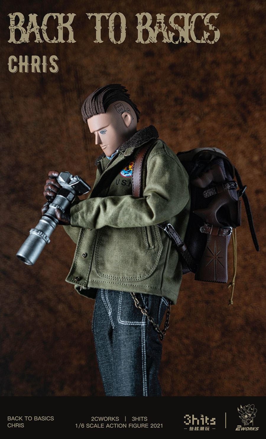 Trendy doll battlefield photographer - CHRIS 1/6