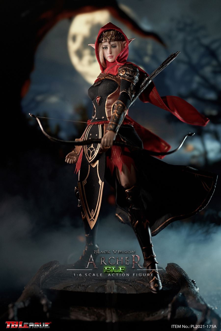 Elf Archer (Black) 1/6