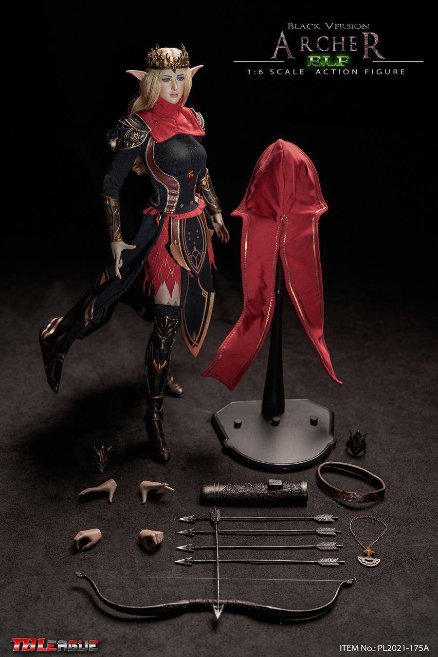 Elf Archer (Black) 1/6